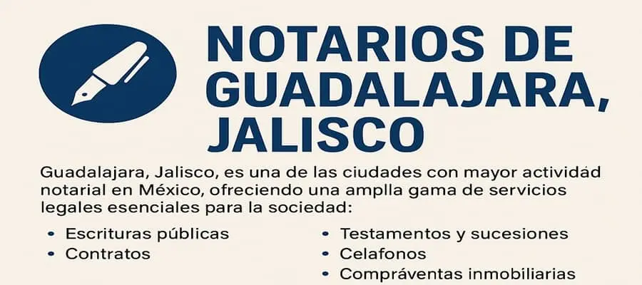 notarios y licenciados de Guadalajara